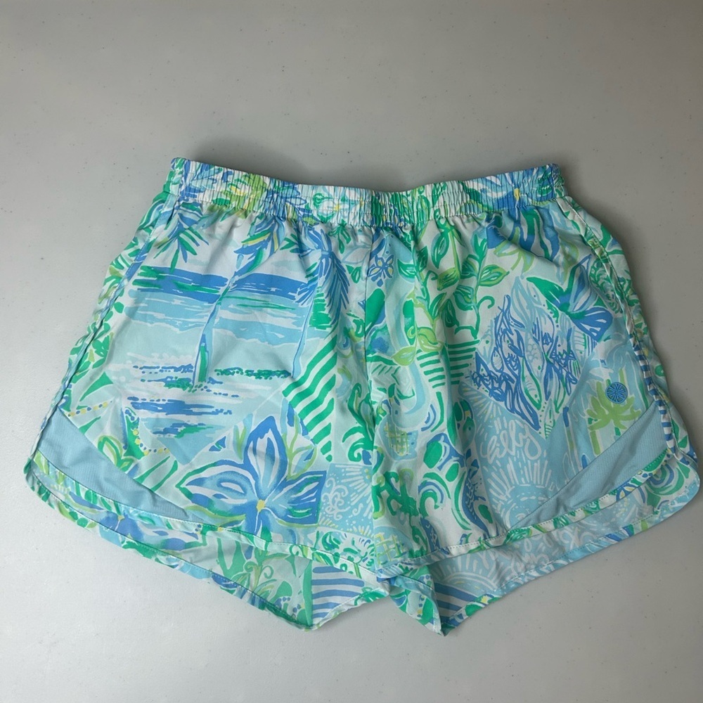 Lilly Pulitzer Luxletic Run Around Shorts Size Small